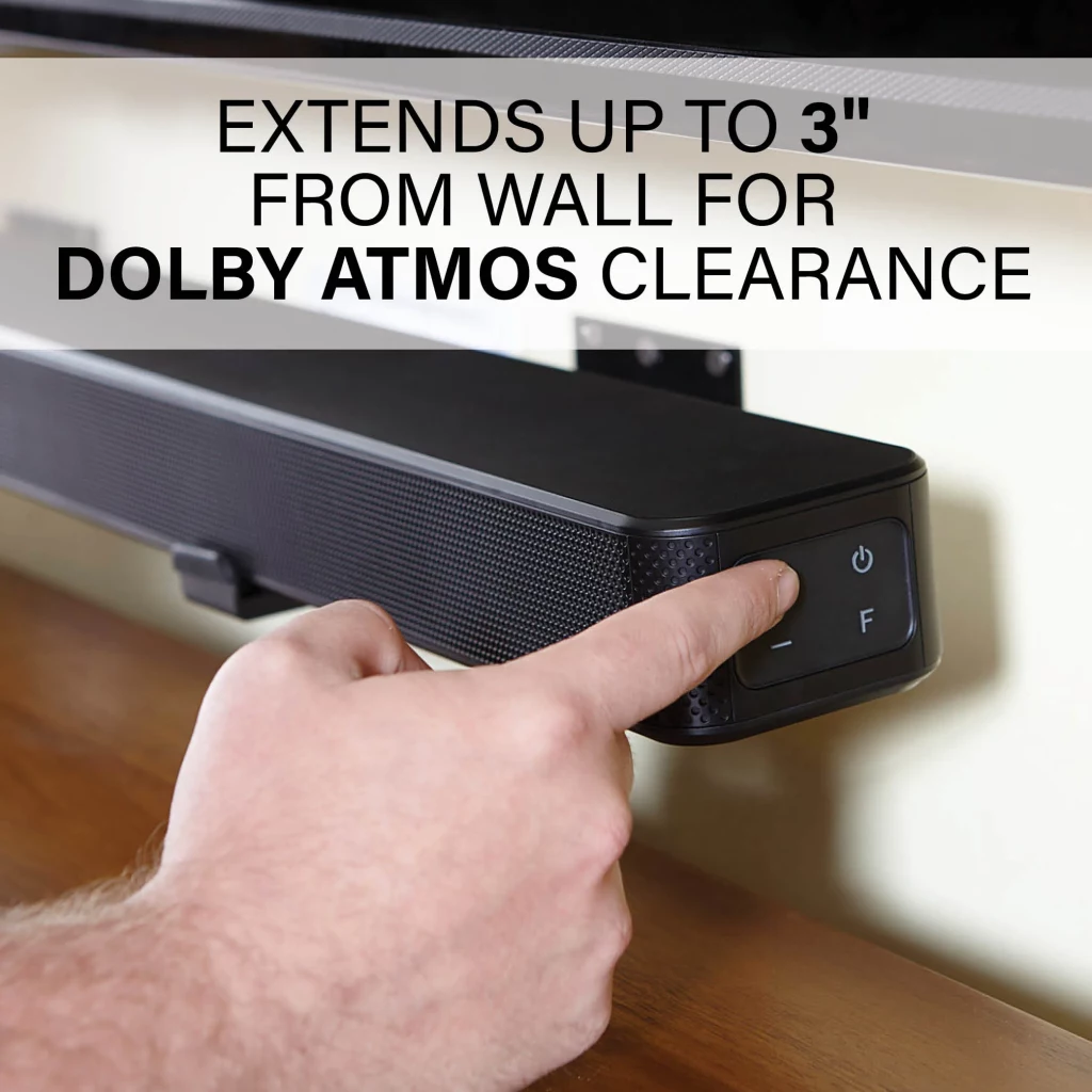 ASBWM1, Extends 3" from wall for Dolby Atmos clearance
